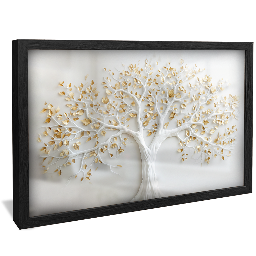 White Tree Canvas V1062