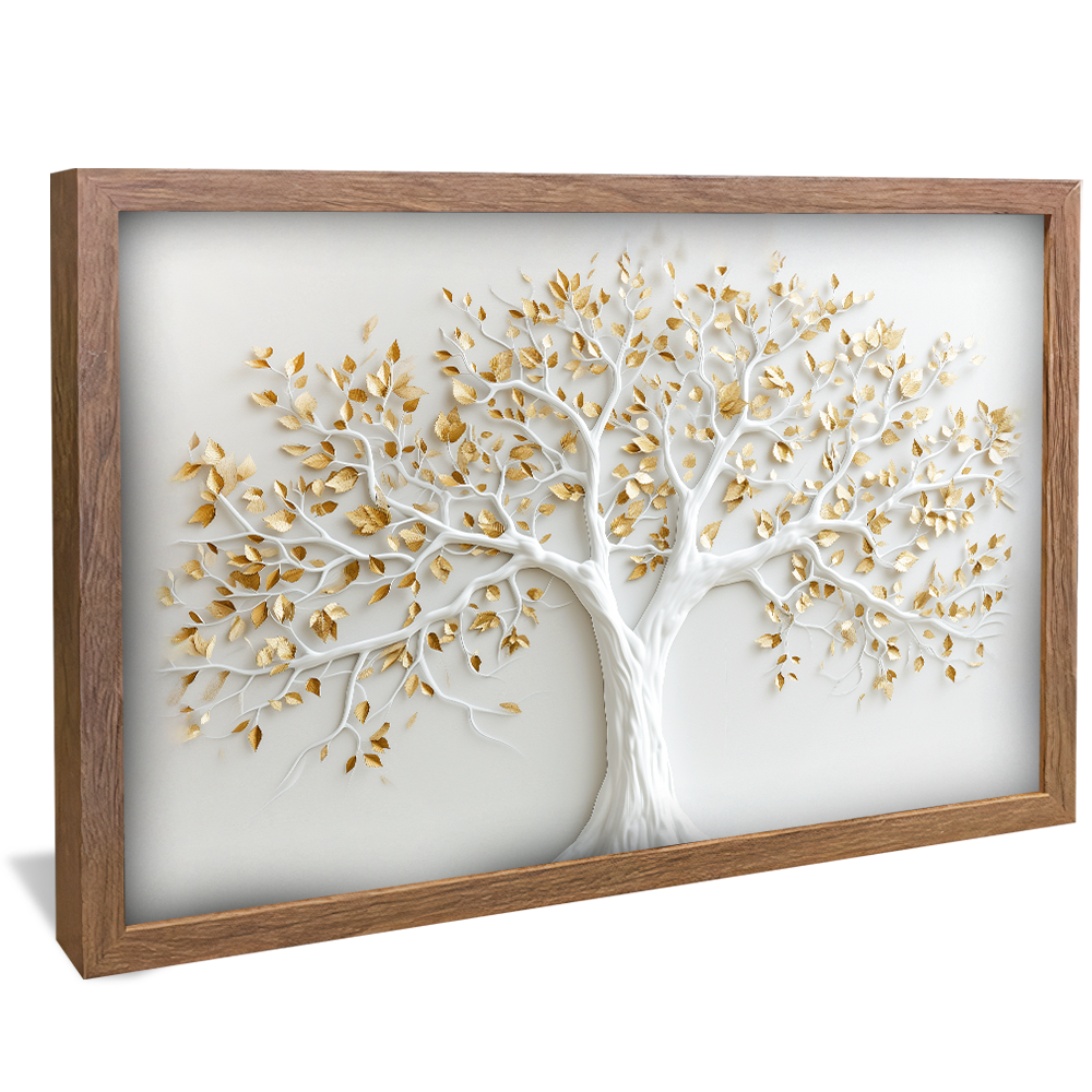 White Tree Canvas V1062