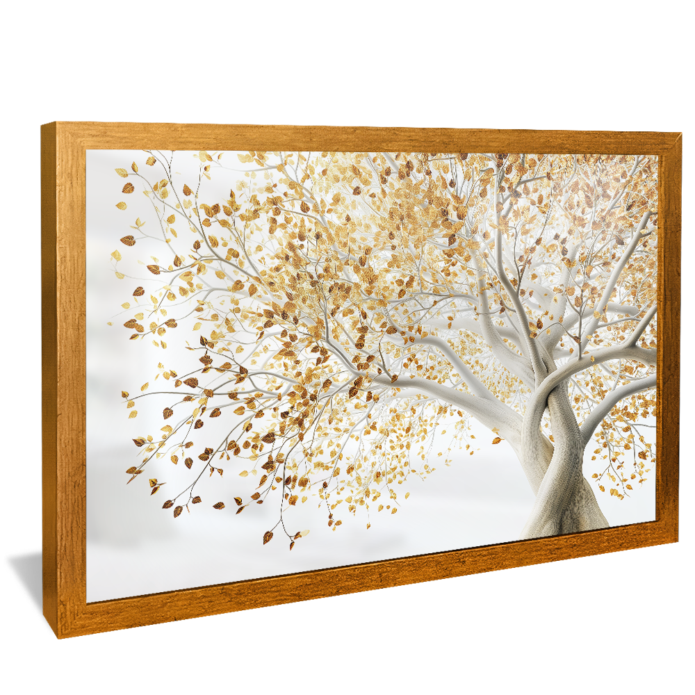 White Tree in Perspective Canvas V1065