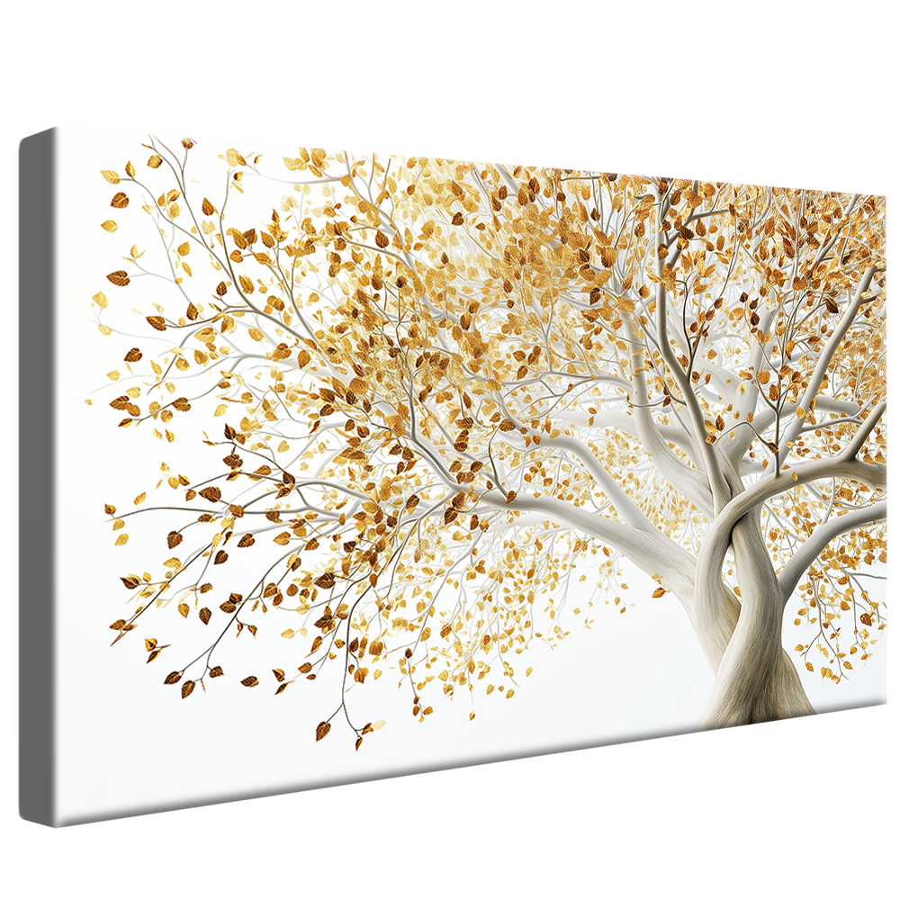 White Tree in Perspective Canvas V1065