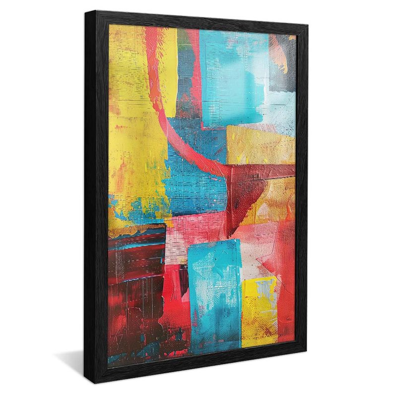 Wild Abstract in Canvas V1982 Canvas