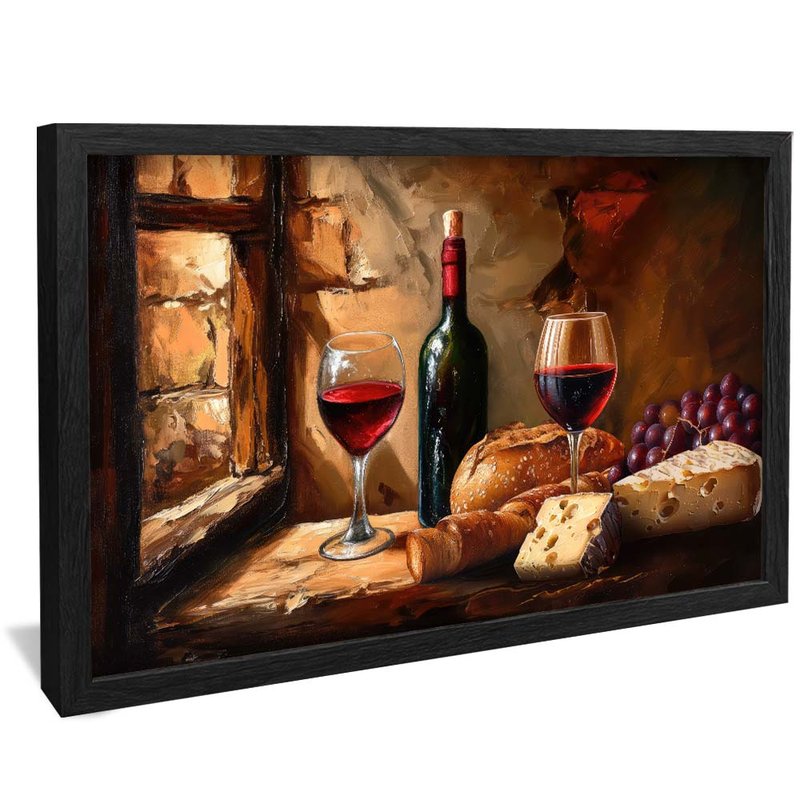 Wines and Cheeses V1991 Canvas