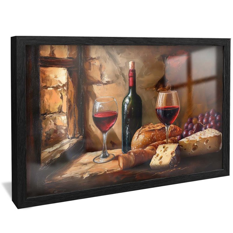 Wines and Cheeses V1991 Canvas