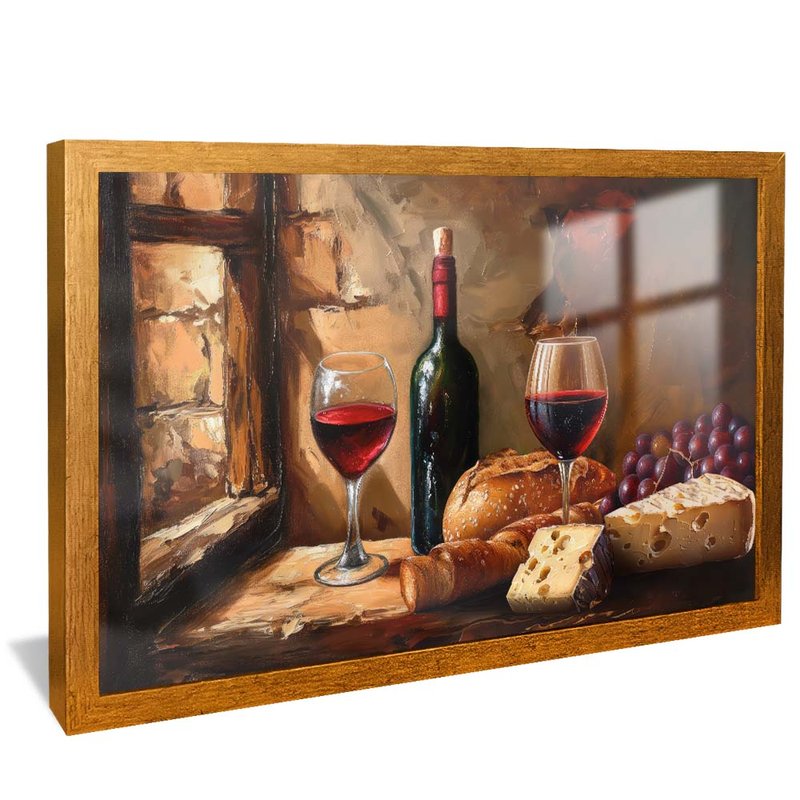 Wines and Cheeses V1991 Canvas