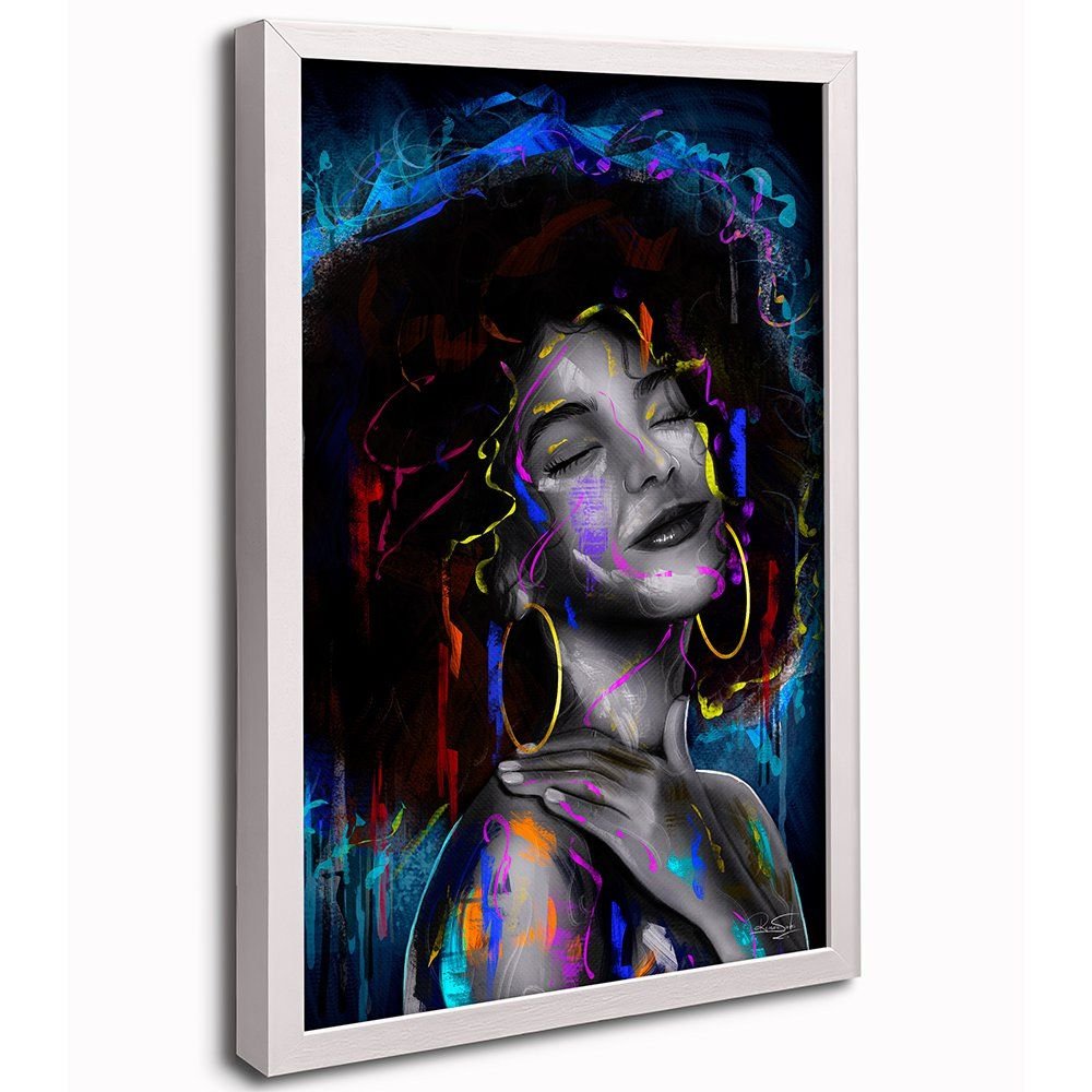 Woman Colors Canvas