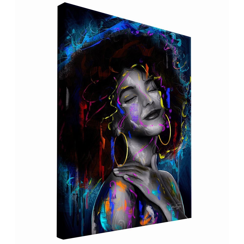 Woman Colors Canvas