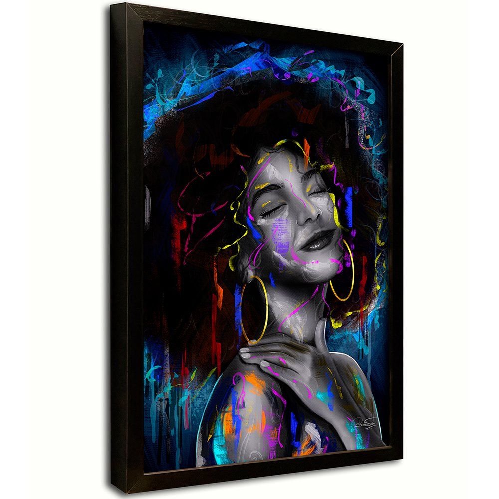 Woman Colors Canvas