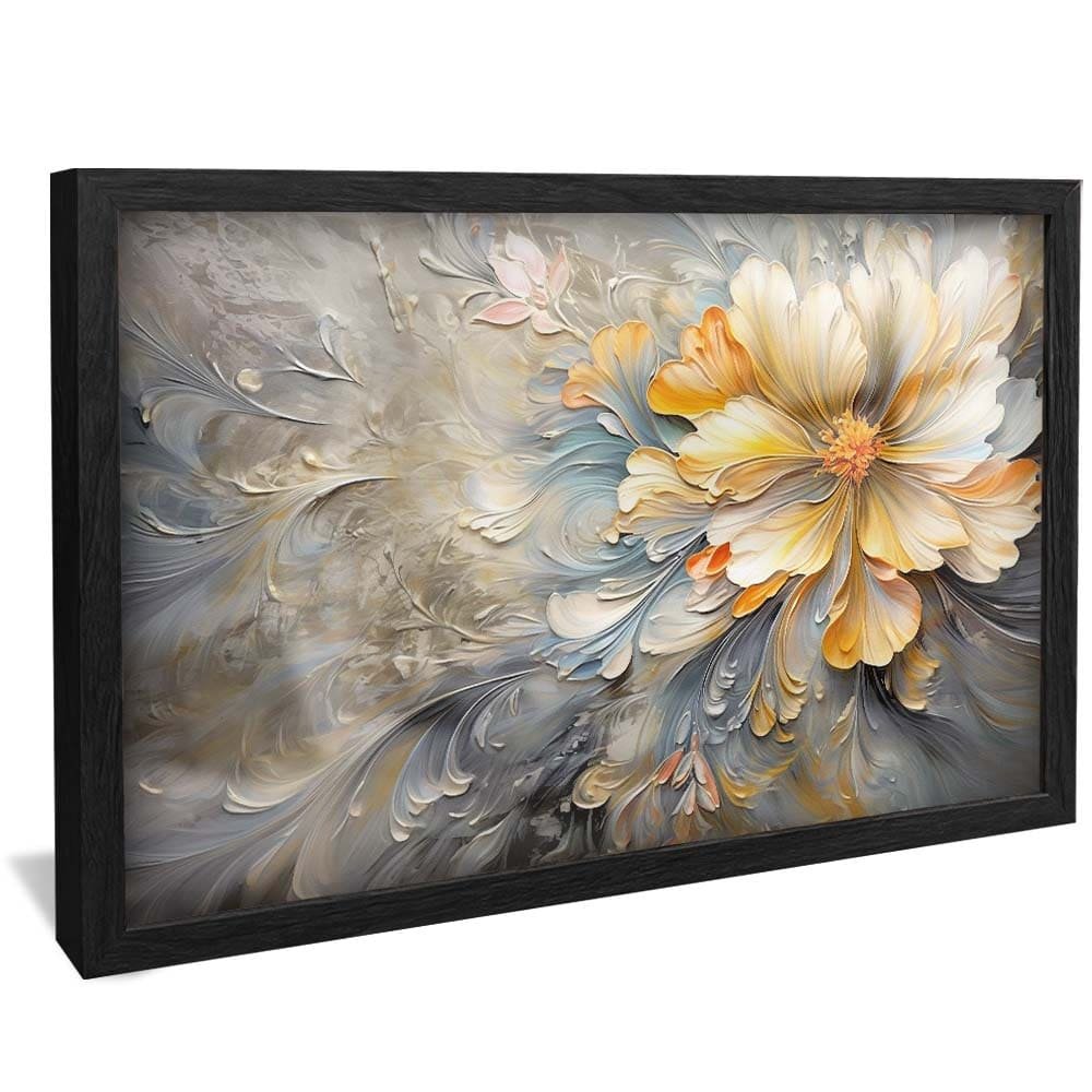 Yellow Floral Painting Canvas