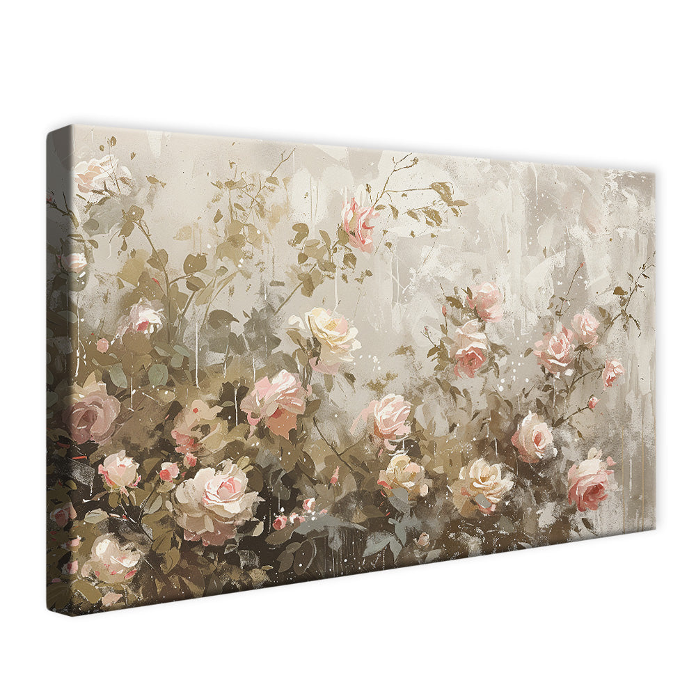 Vintage Floral Painting V2490 Canvas