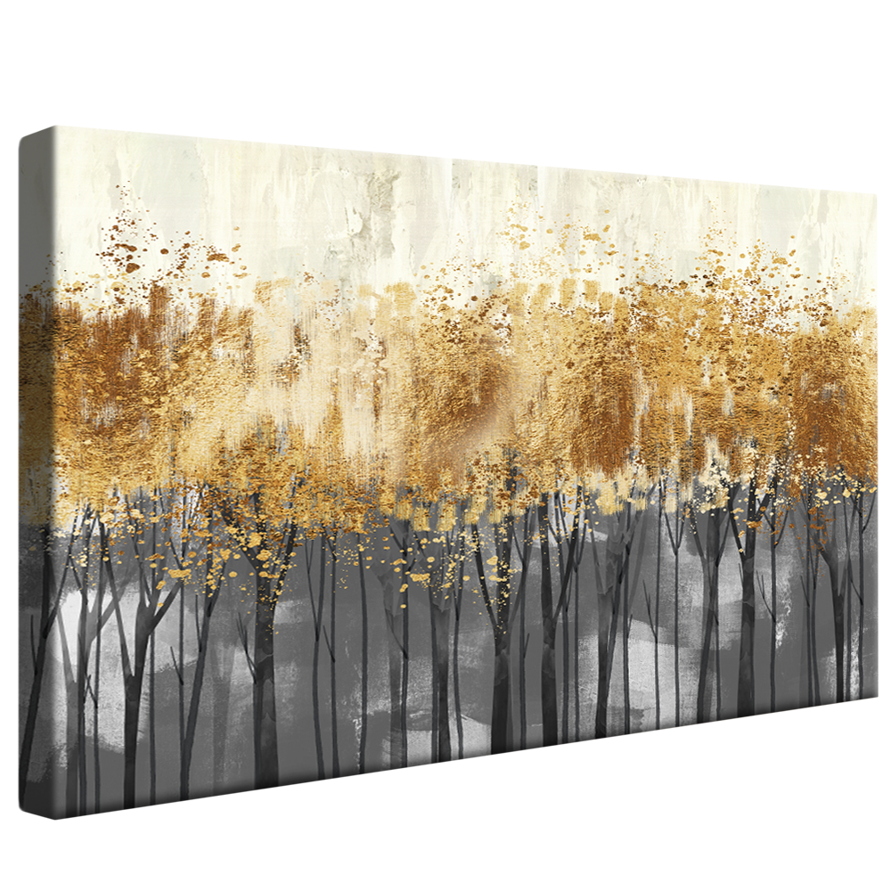 Golden Trees V812 Canvas