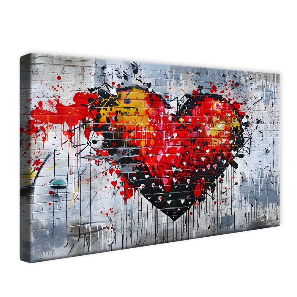 Banksy Explosion of Feelings V2492 Canvas