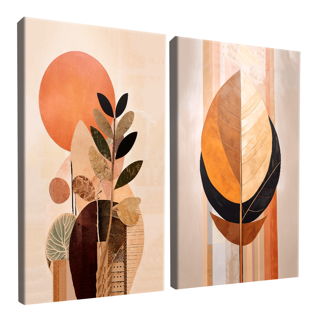BASE 2 TELAS - Tropical Abstract V72 Canvas