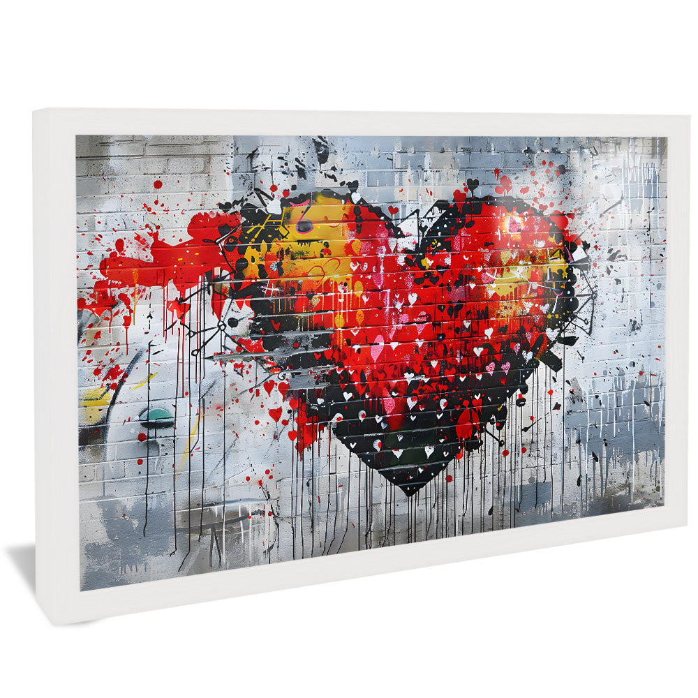 Banksy Explosion of Feelings V2492 Canvas
