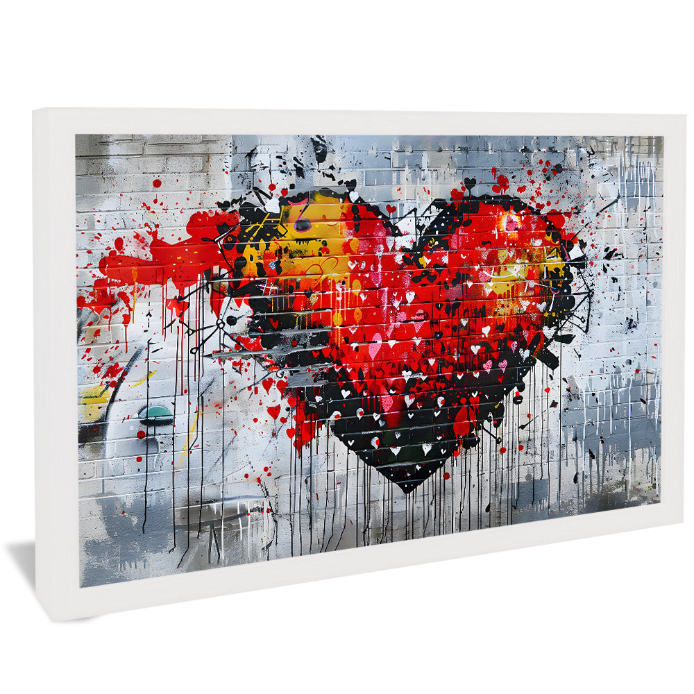 Banksy Explosion of Feelings V2492 Canvas