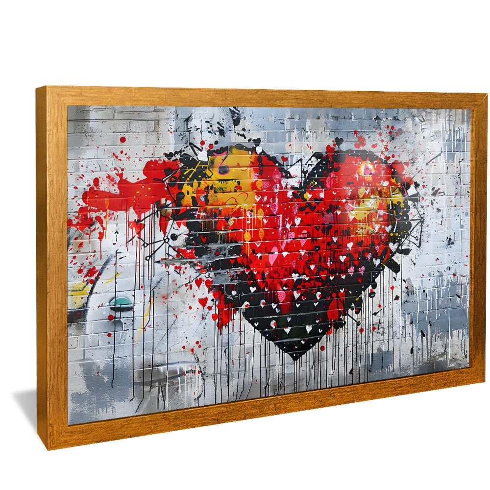 Banksy Explosion of Feelings V2492 Canvas