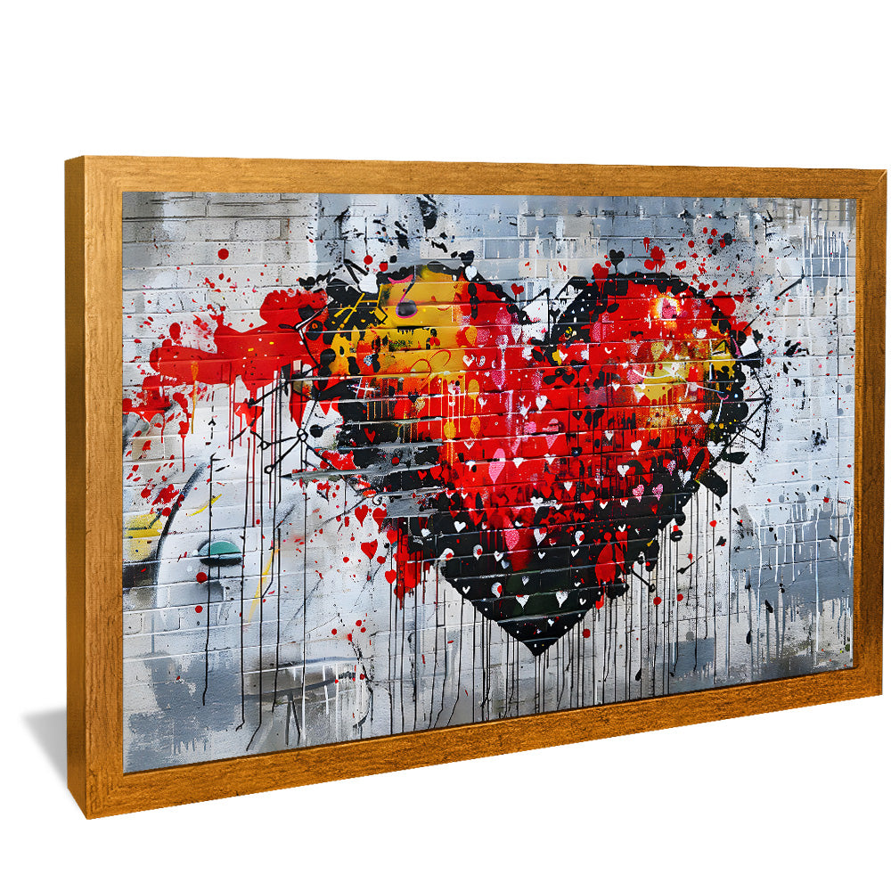 Banksy Explosion of Feelings V2492 Canvas