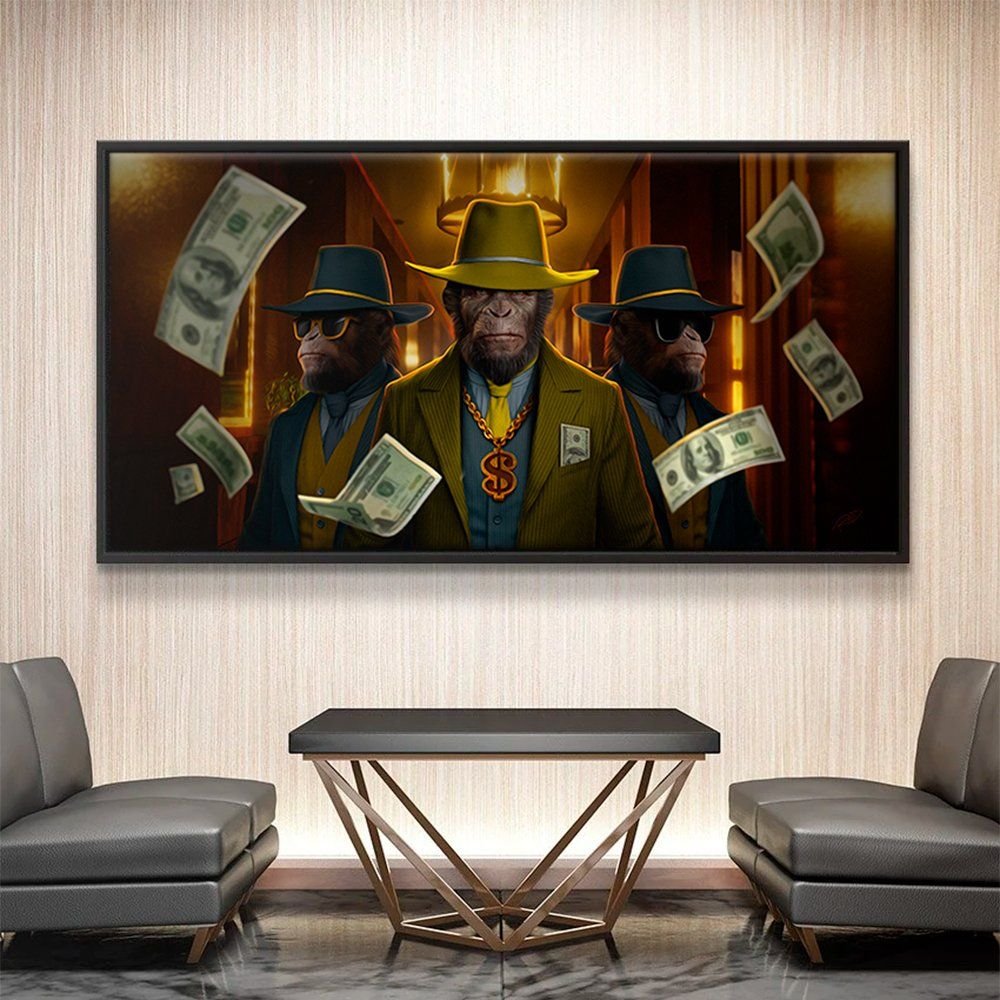 gang of monkeys Canvas