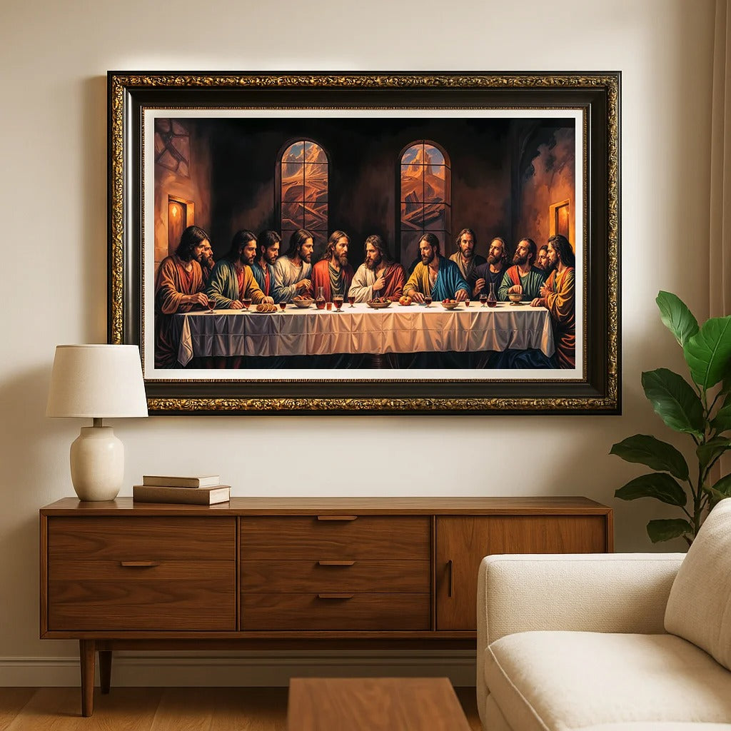 Realistic Last Supper Canvas