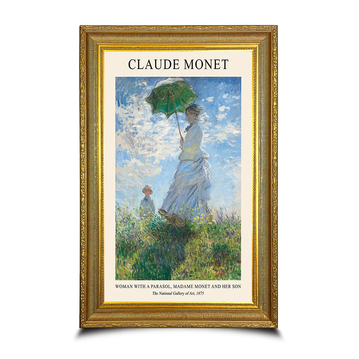 Claude Monet Madame Monet and Her Son Canvas