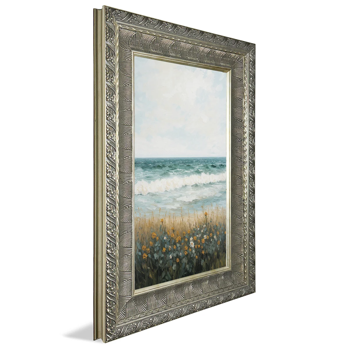Between Flowers and Tide Canvas