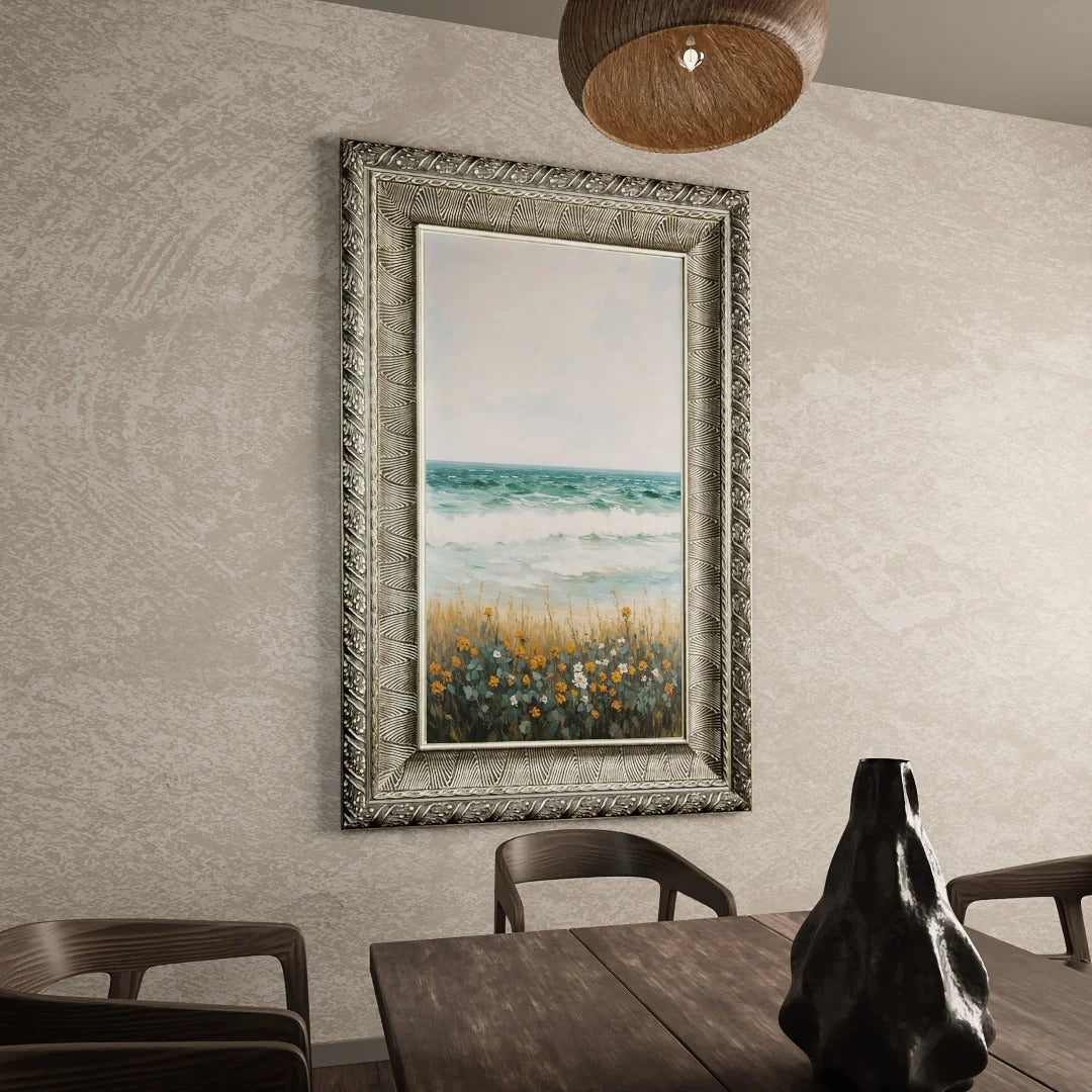 Between Flowers and Tide Canvas