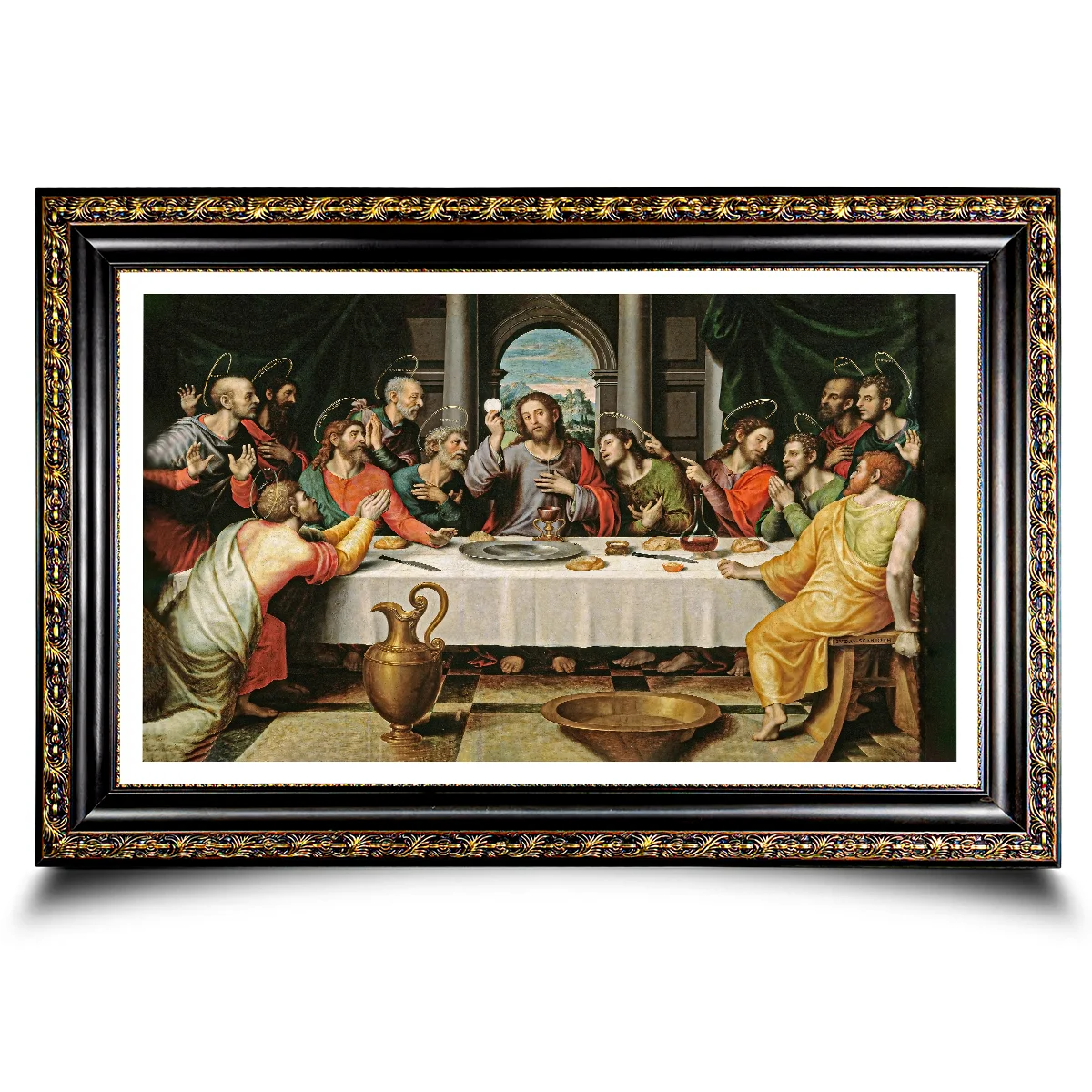 The Last Supper by Juan de Juanes Canvas