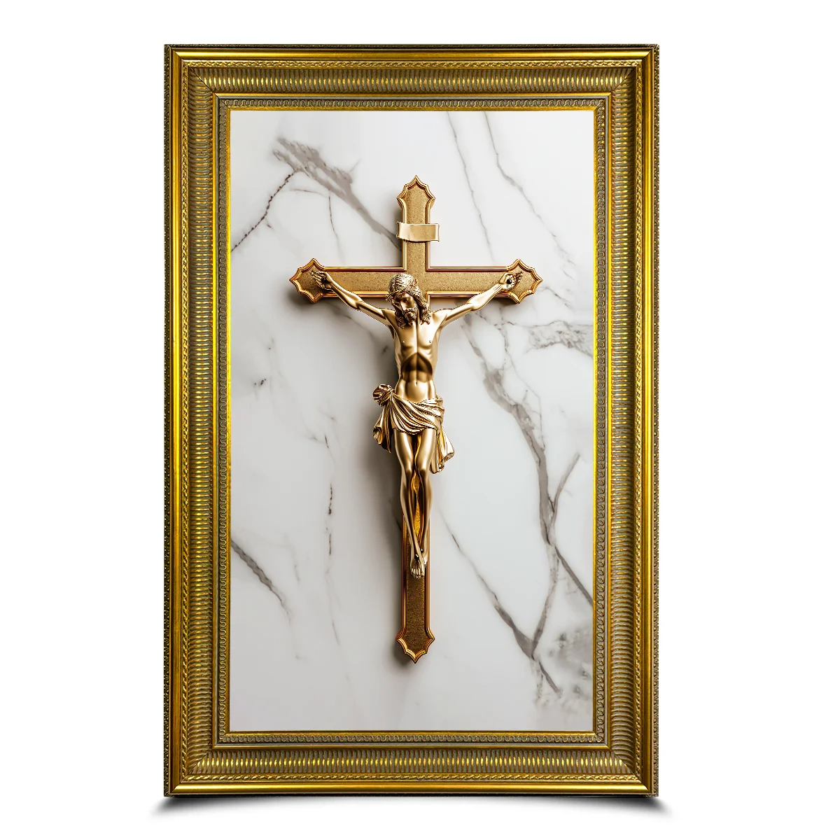 Christ’s Cross on Marble V1333 Canvas