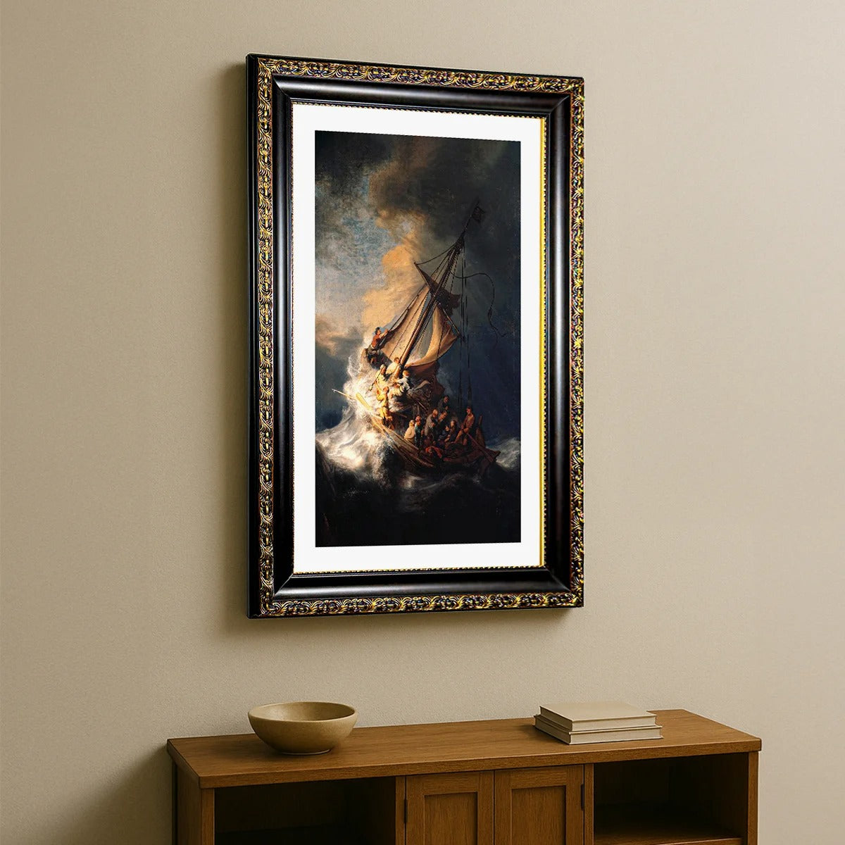 Rembrandt Christ in the Storm on the Sea of Galilee Canvas