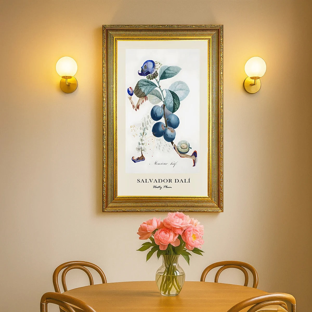 Salvador Dalí Hasty Plum Canvas