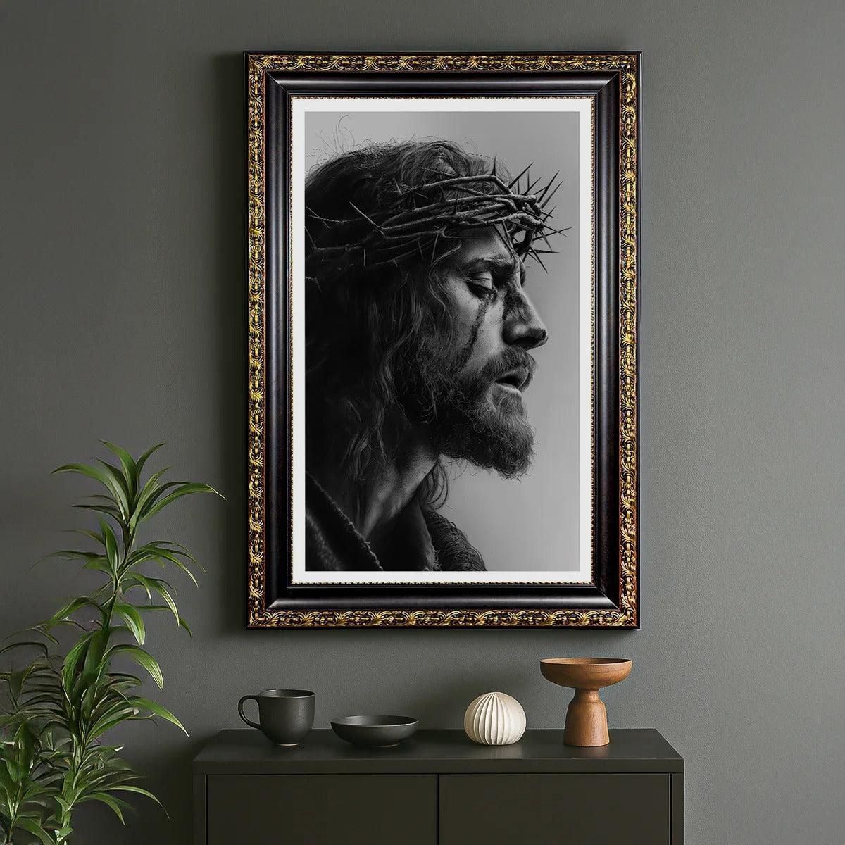 Jesus the Weight of Redemption Canvas