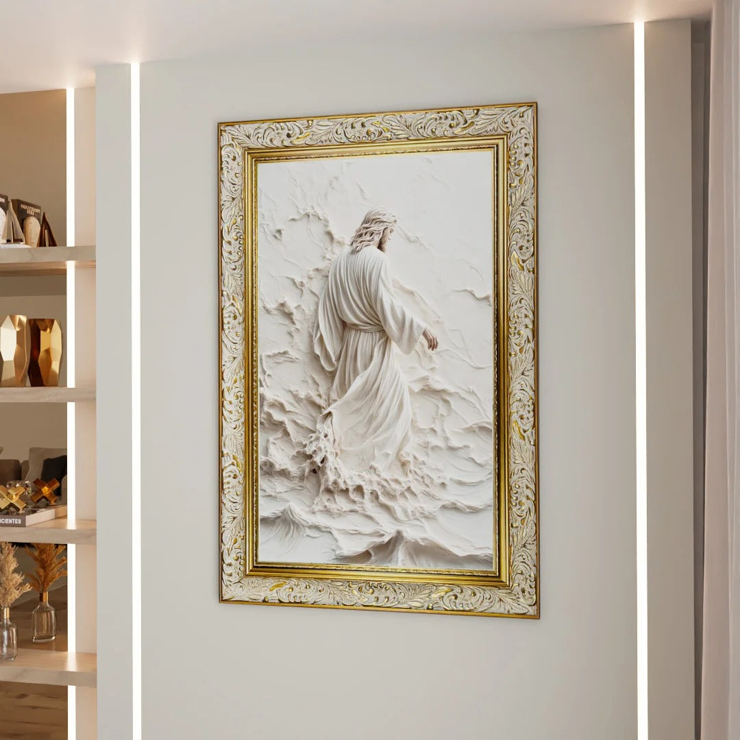 Jesus Miracle Steps Canvas