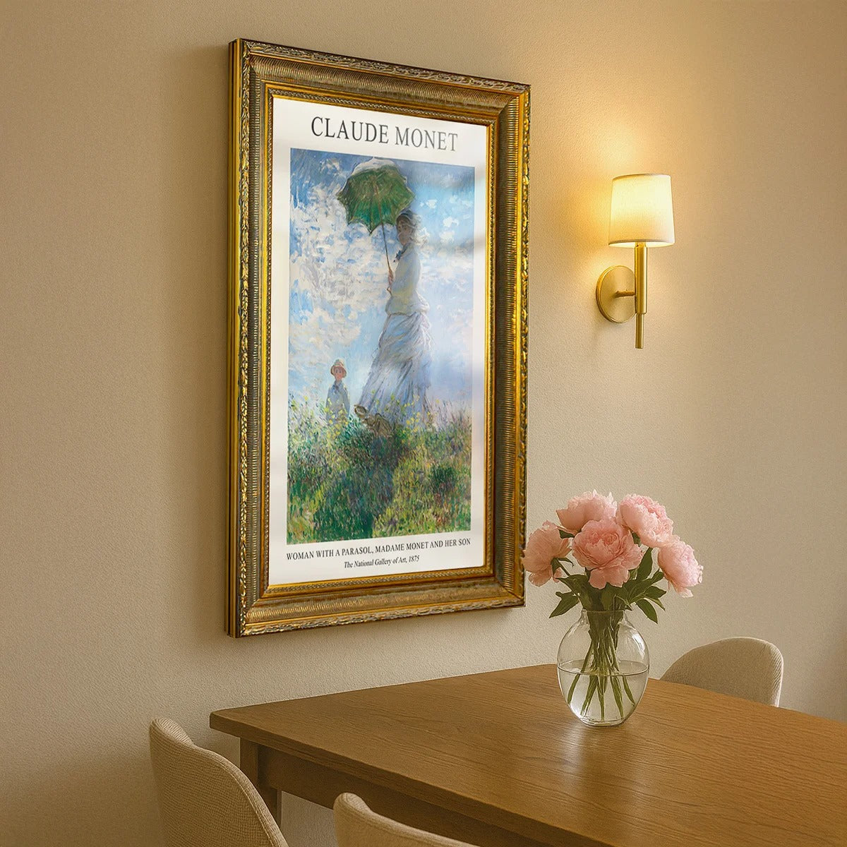 Claude Monet Madame Monet and Her Son Canvas