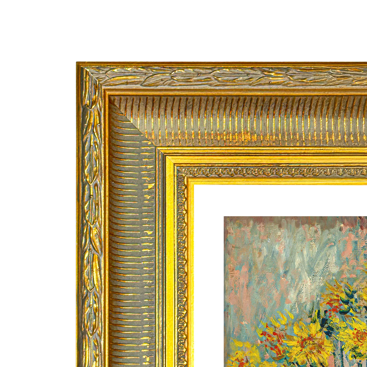 Claude Monet Jerusalem Artichoke Flower Canvas