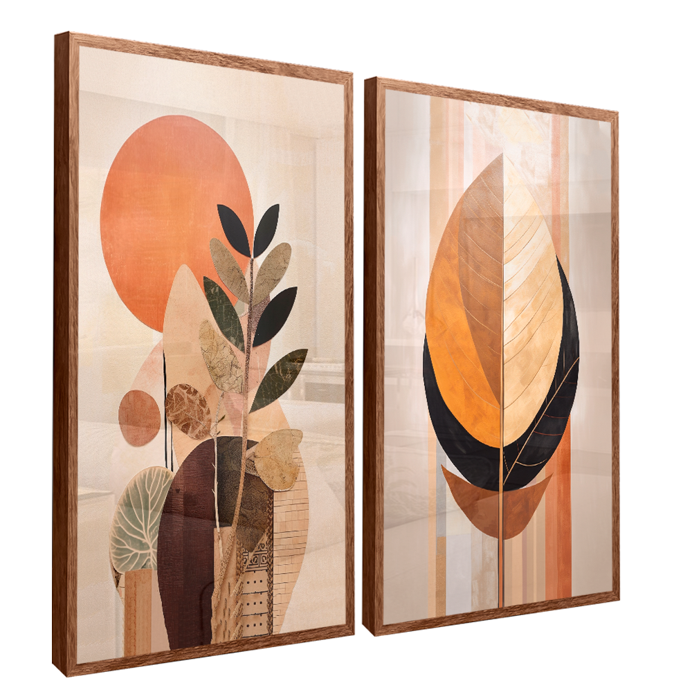 BASE 2 TELAS - Tropical Abstract V72 Canvas