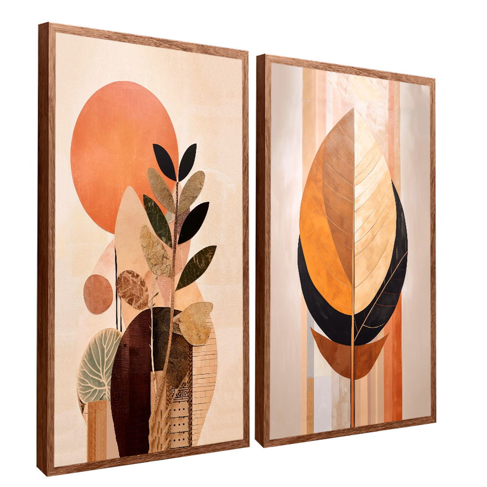 BASE 2 TELAS - Tropical Abstract V72 Canvas