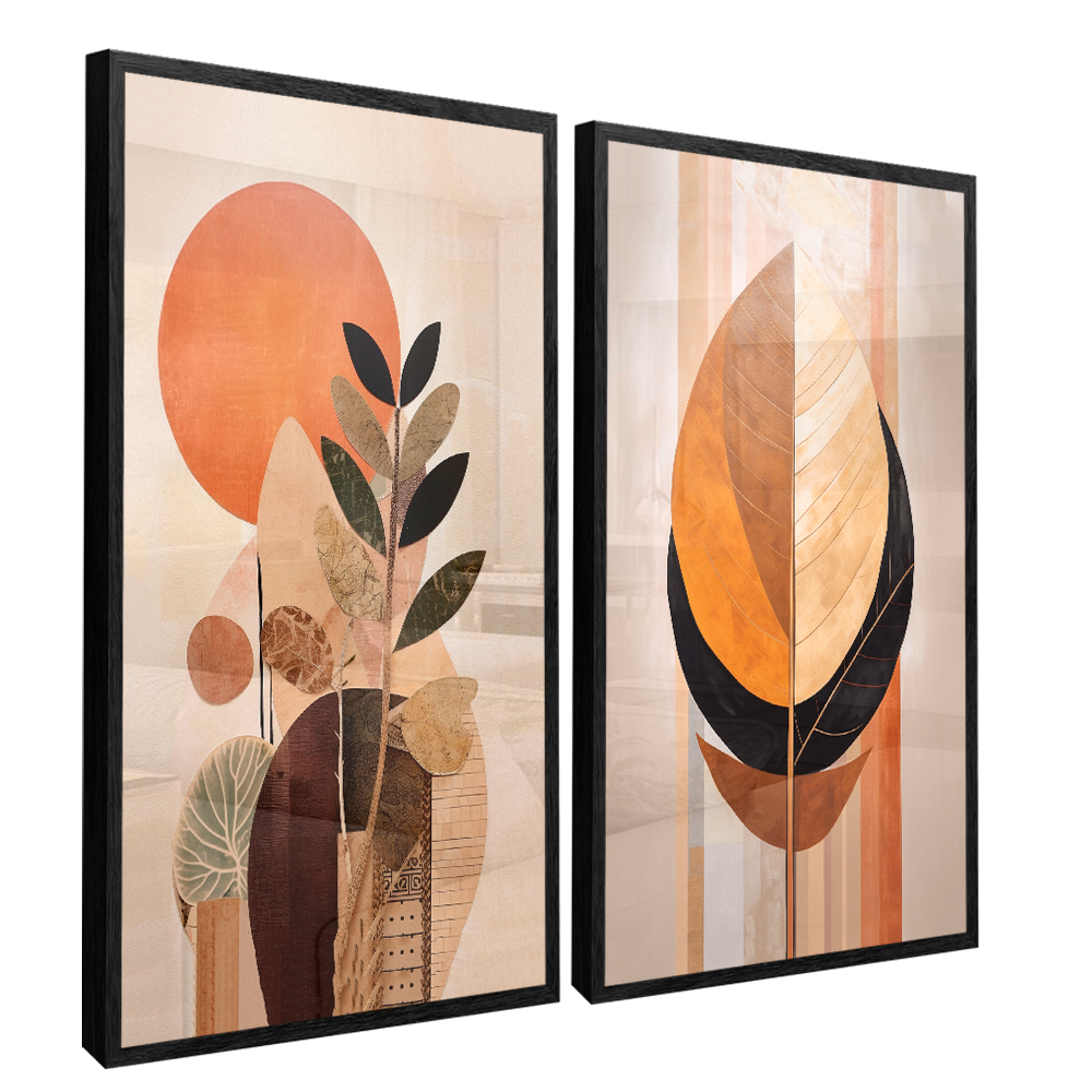 BASE 2 TELAS - Tropical Abstract V72 Canvas