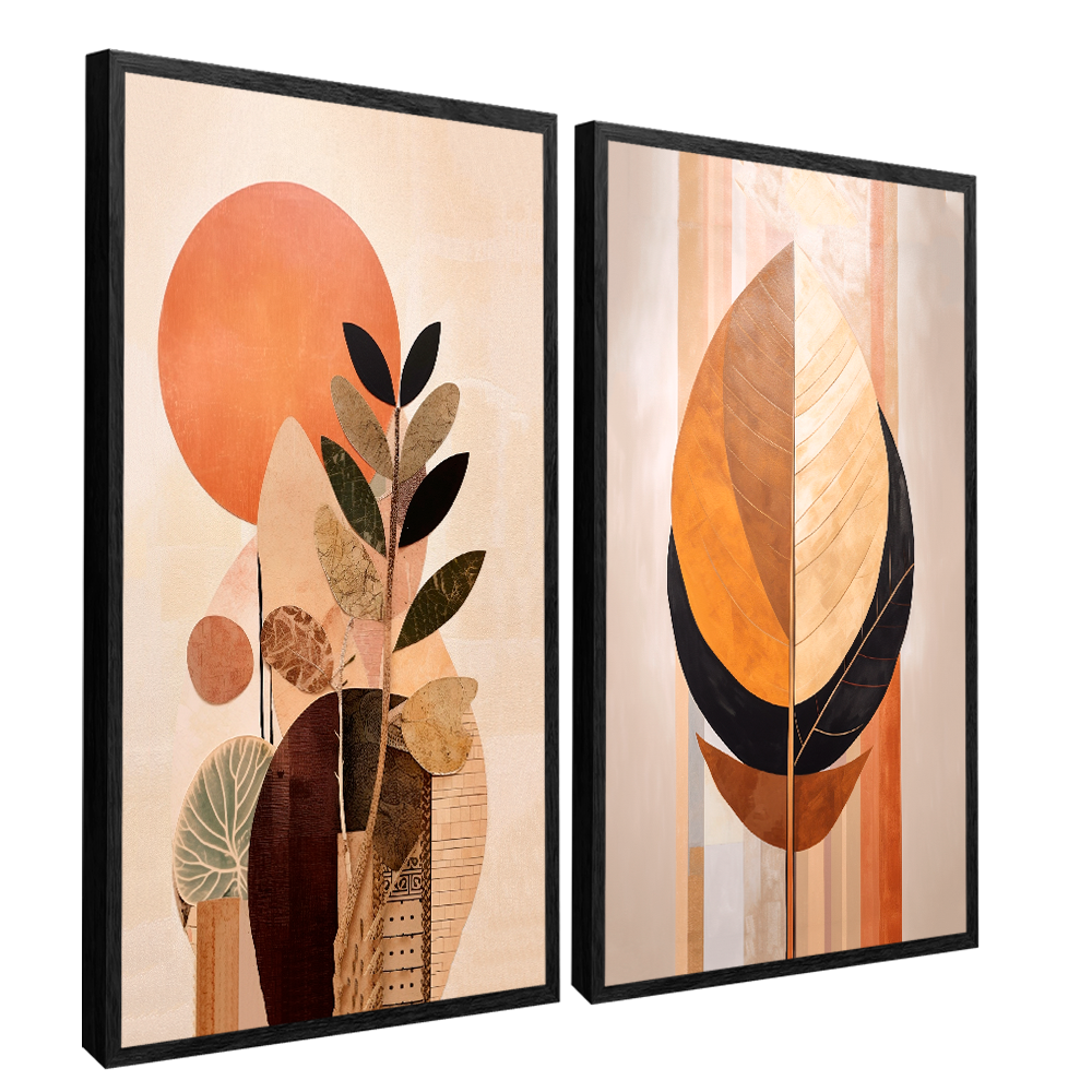 BASE 2 TELAS - Tropical Abstract V72 Canvas
