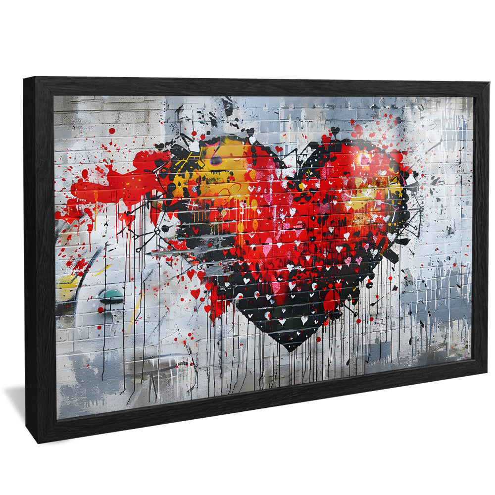 Banksy Explosion of Feelings V2492 Canvas
