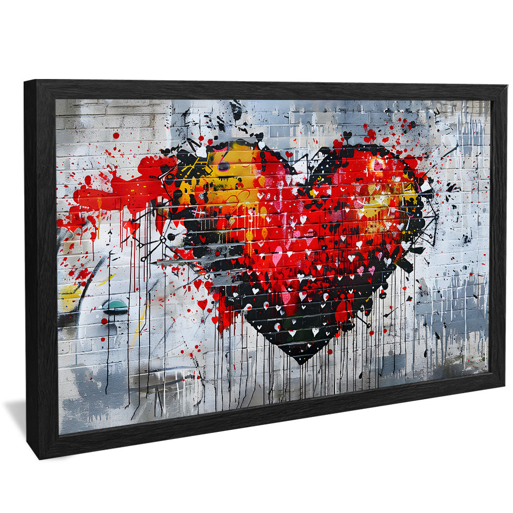 Banksy Explosion of Feelings V2492 Canvas