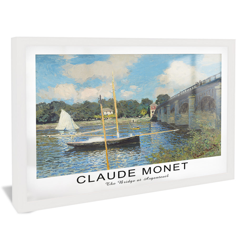 Claude Monet The Bridge at Argenteuil V2471 Canvas