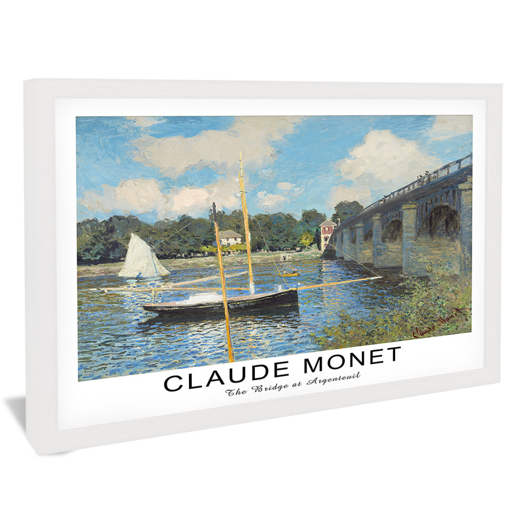 Claude Monet The Bridge at Argenteuil V2471 Canvas