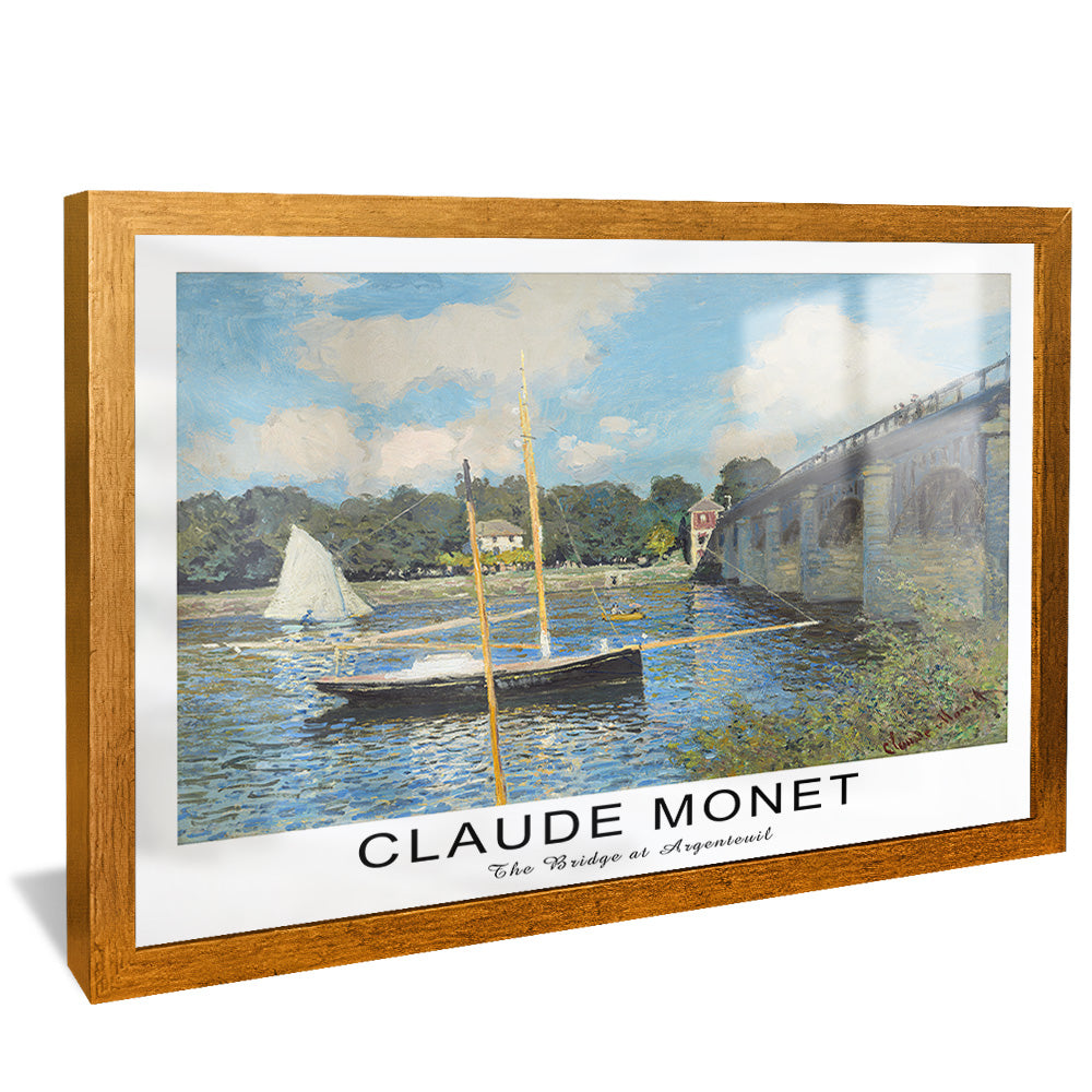 Claude Monet The Bridge at Argenteuil V2471 Canvas