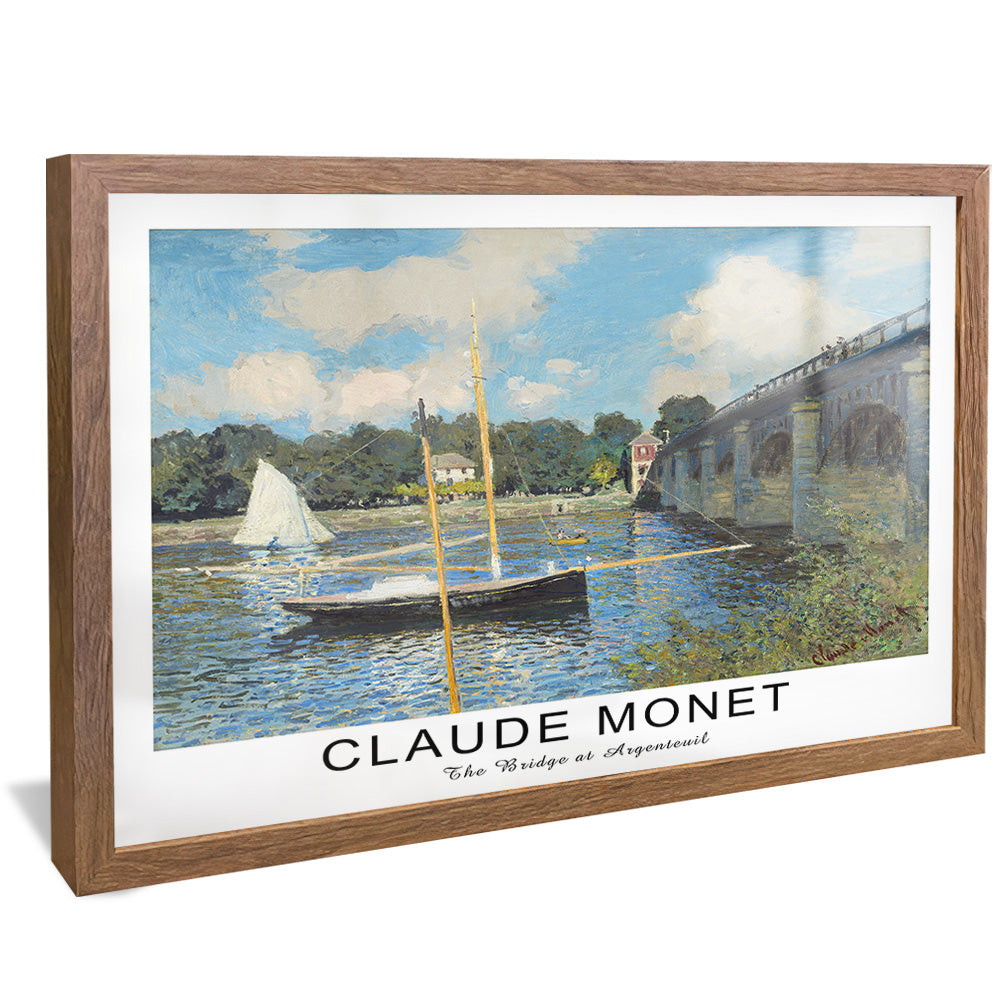 Claude Monet The Bridge at Argenteuil V2471 Canvas