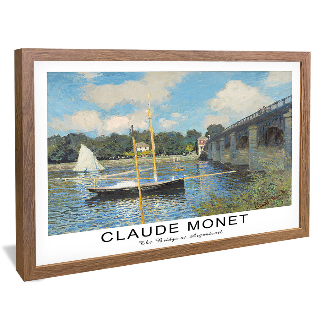 Claude Monet The Bridge at Argenteuil V2471 Canvas