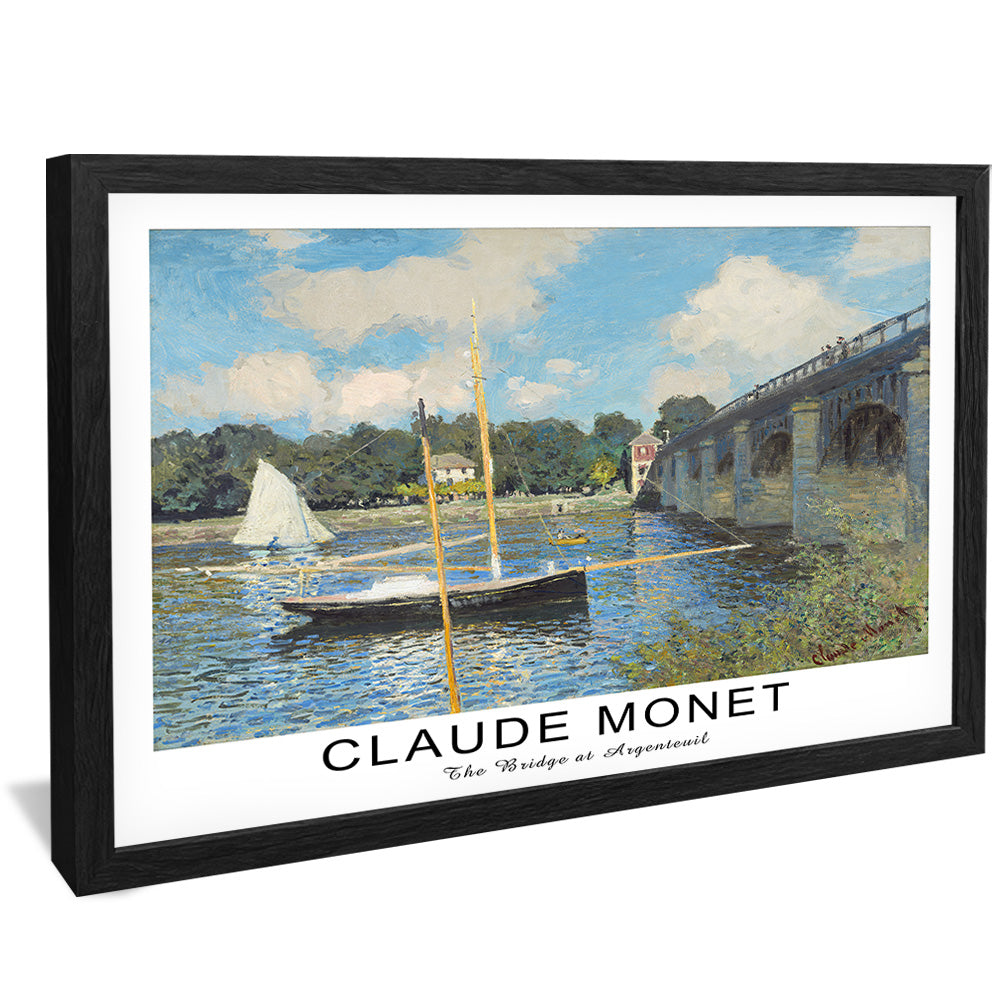 Claude Monet The Bridge at Argenteuil V2471 Canvas