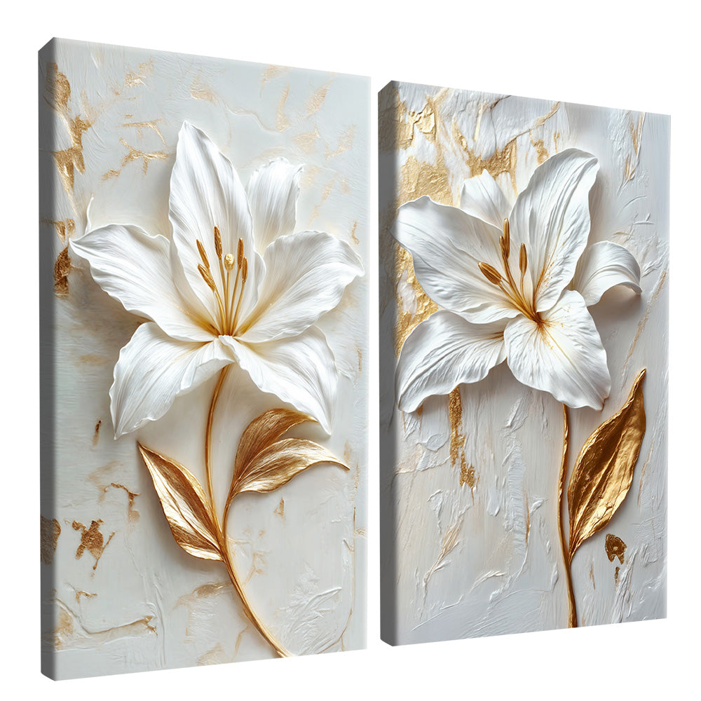 Milk Floral Duo V2334 Canvas