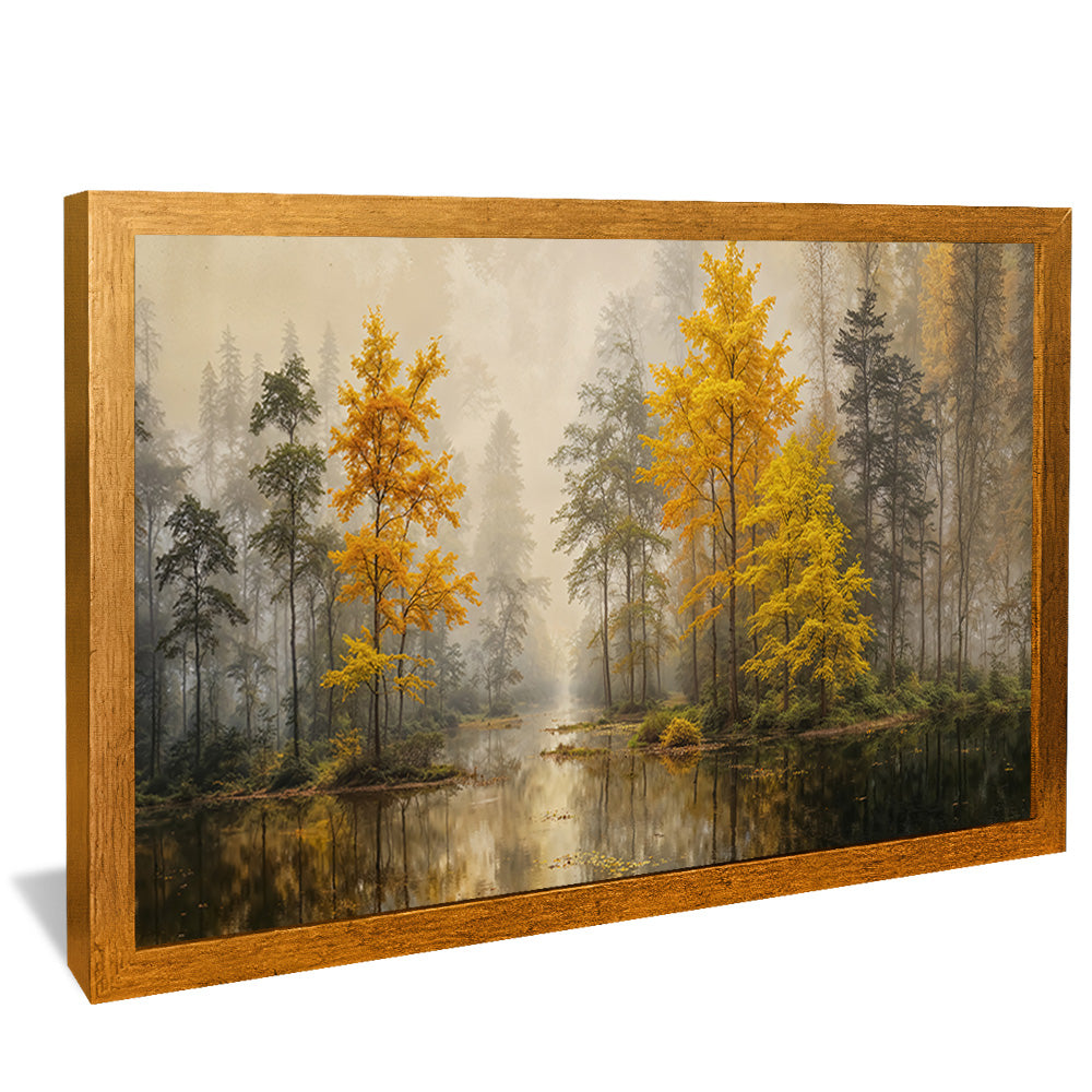 Forest and Lake V2409 Canvas