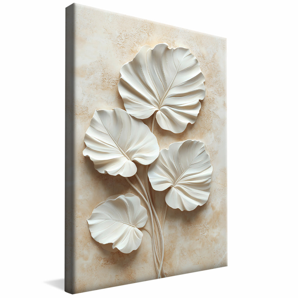 Leave 3D V2333 Canvas