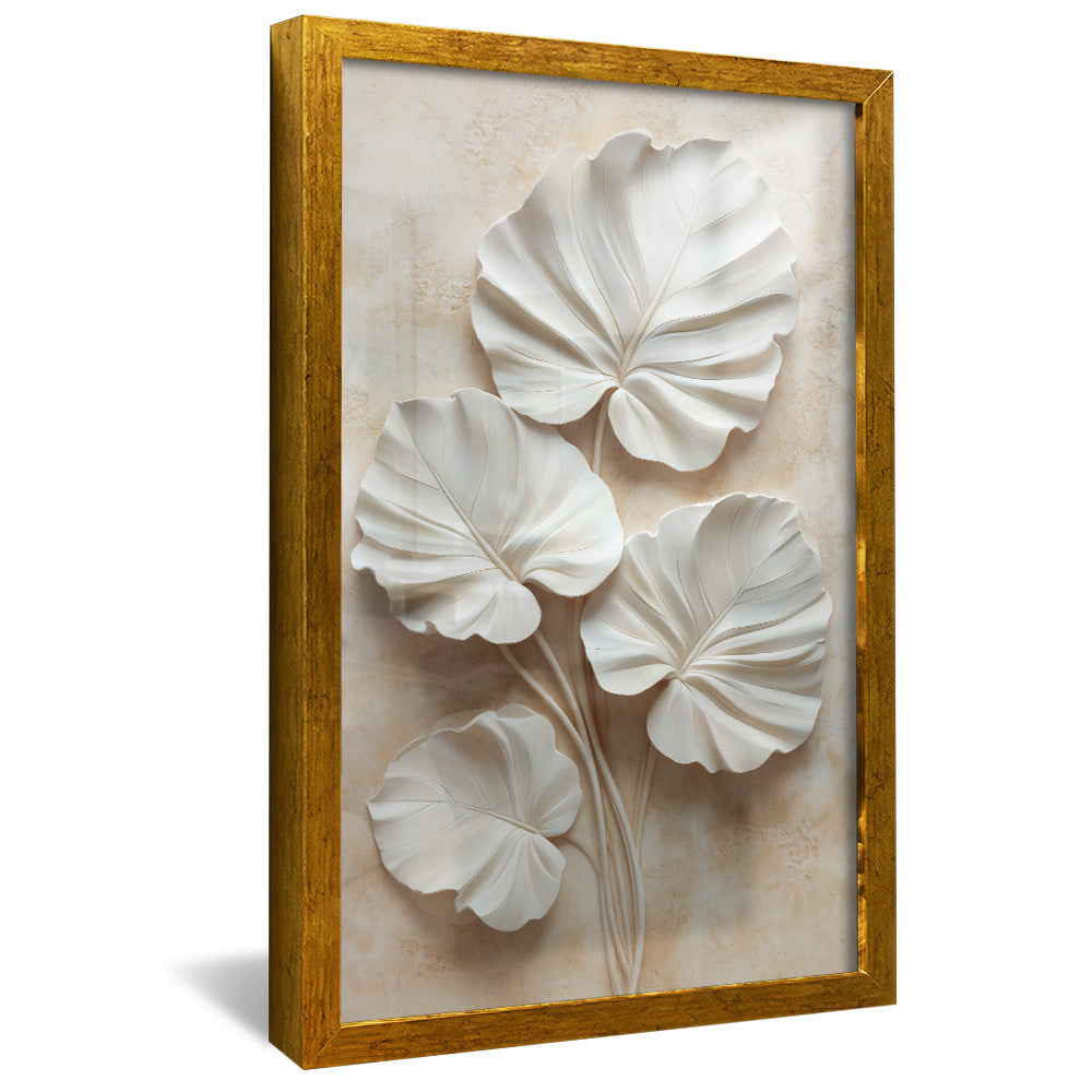 Leave 3D V2333 Canvas