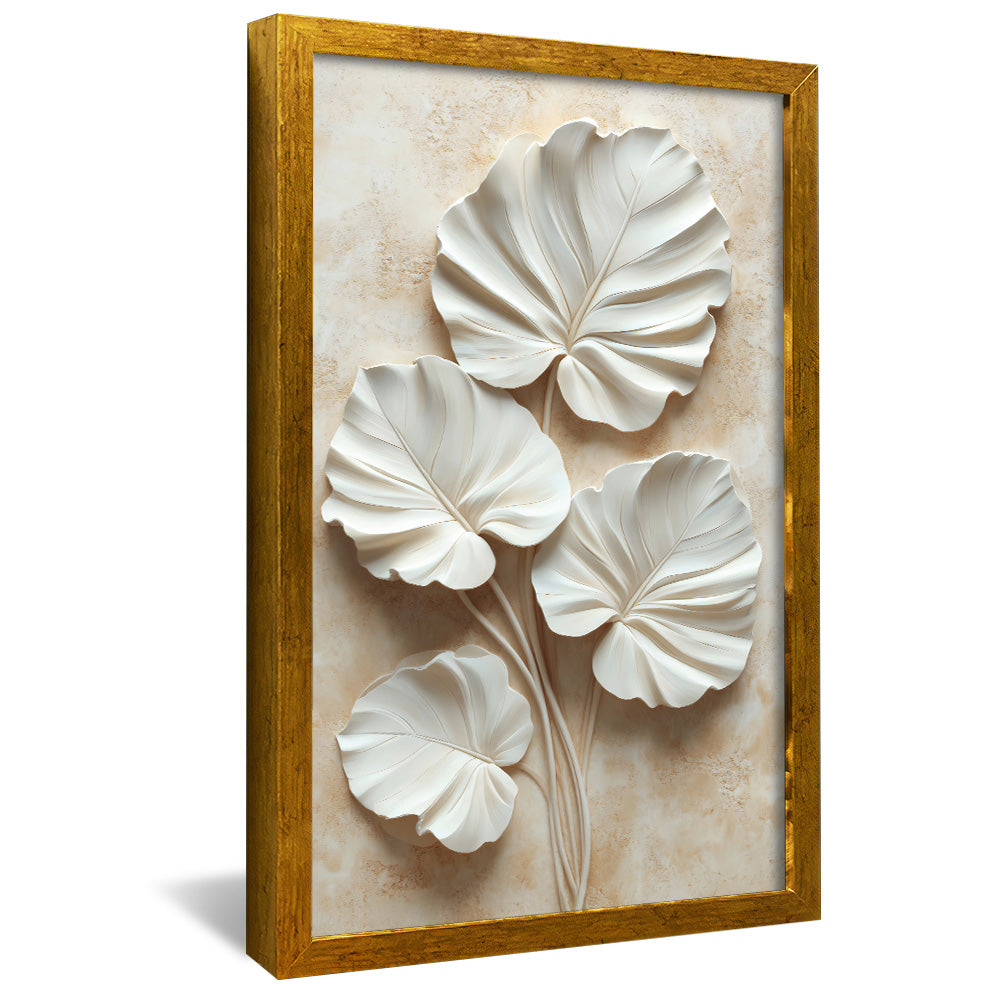 Leave 3D V2333 Canvas